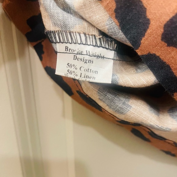 Brooke Wright Women’s Cheetah Kimono Black Label One Size Tunic - Picture 8 of 9